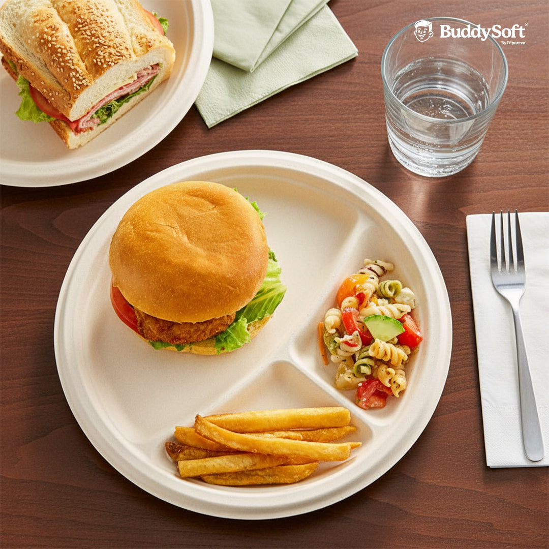 9 inch Round Plate 3 CP