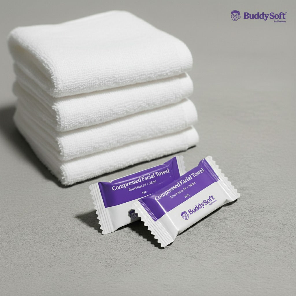 BuddySoft portable facial towels for skincare and travel