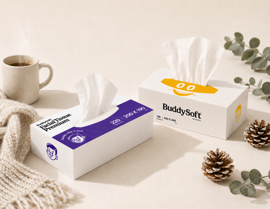 Facial tissues and tissue boxes for Australian homes and businesses as essential winter hygiene supplies in 2026.