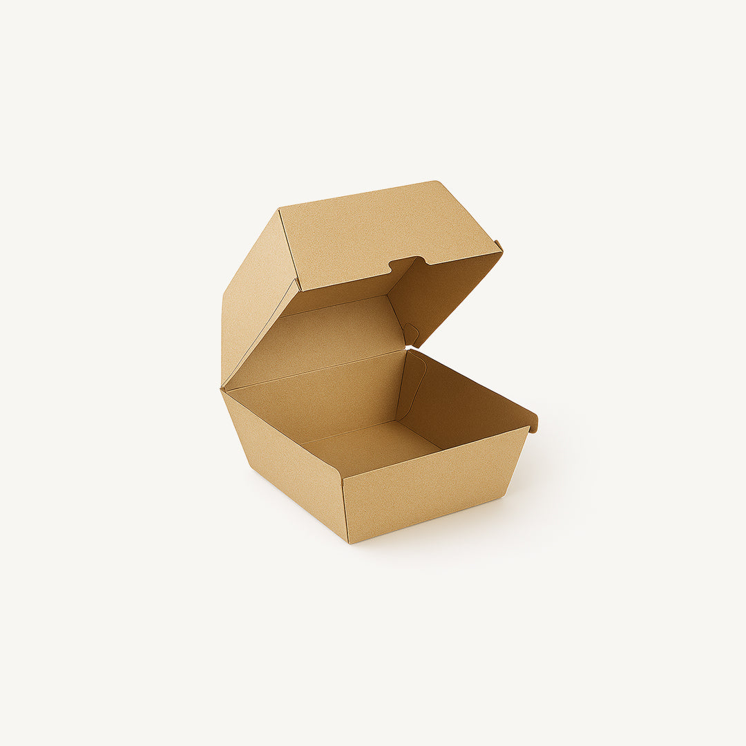 Cardboard Single Hamburger Box