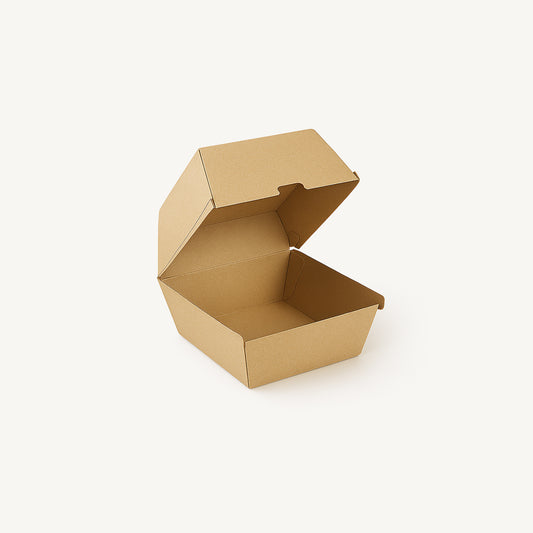 Cardboard Single Hamburger Box