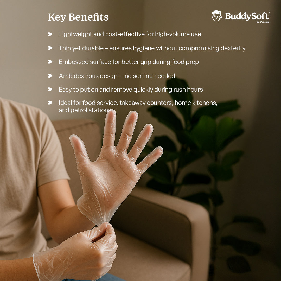 PE Single Use Food Handling Gloves