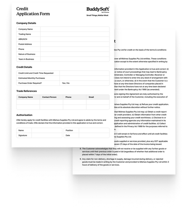 Credit Application