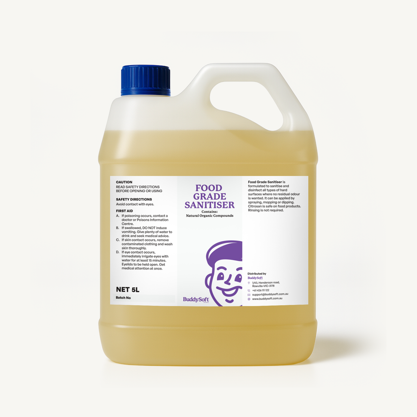 Food Grade Sanitizer - 5 Litre