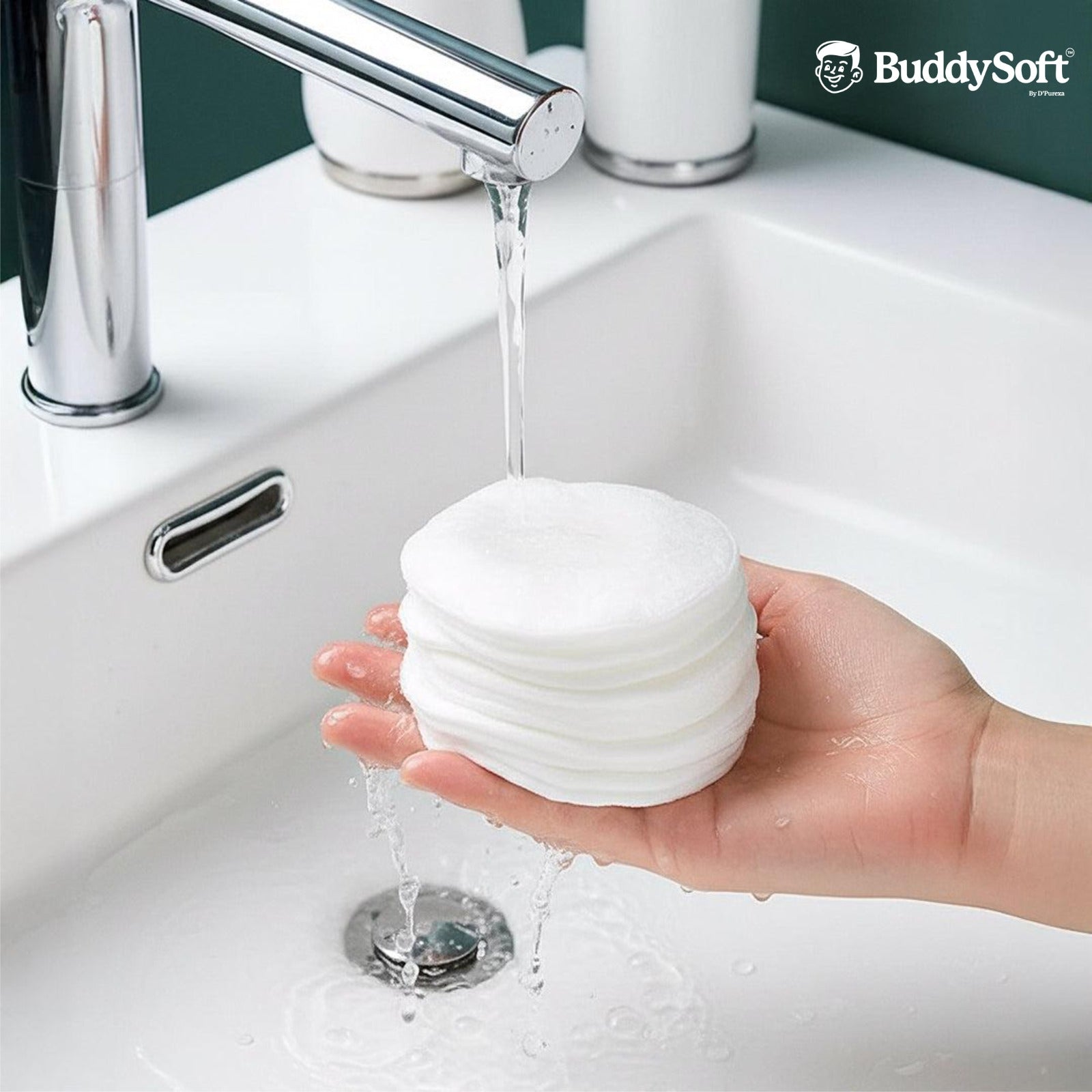 BuddySoft portable disposable bath towels for travel and everyday use